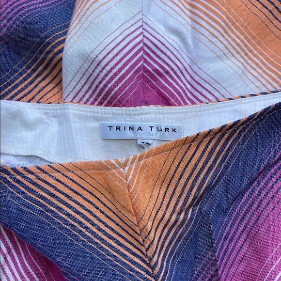 Trina Turk Halter Top Midi Skirt Rainbow Set - Picture 2 of 11